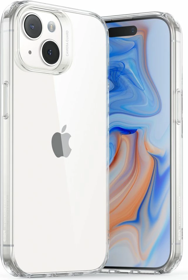 Mbështjellës ESR Project Zero për iPhone 15, Transparent