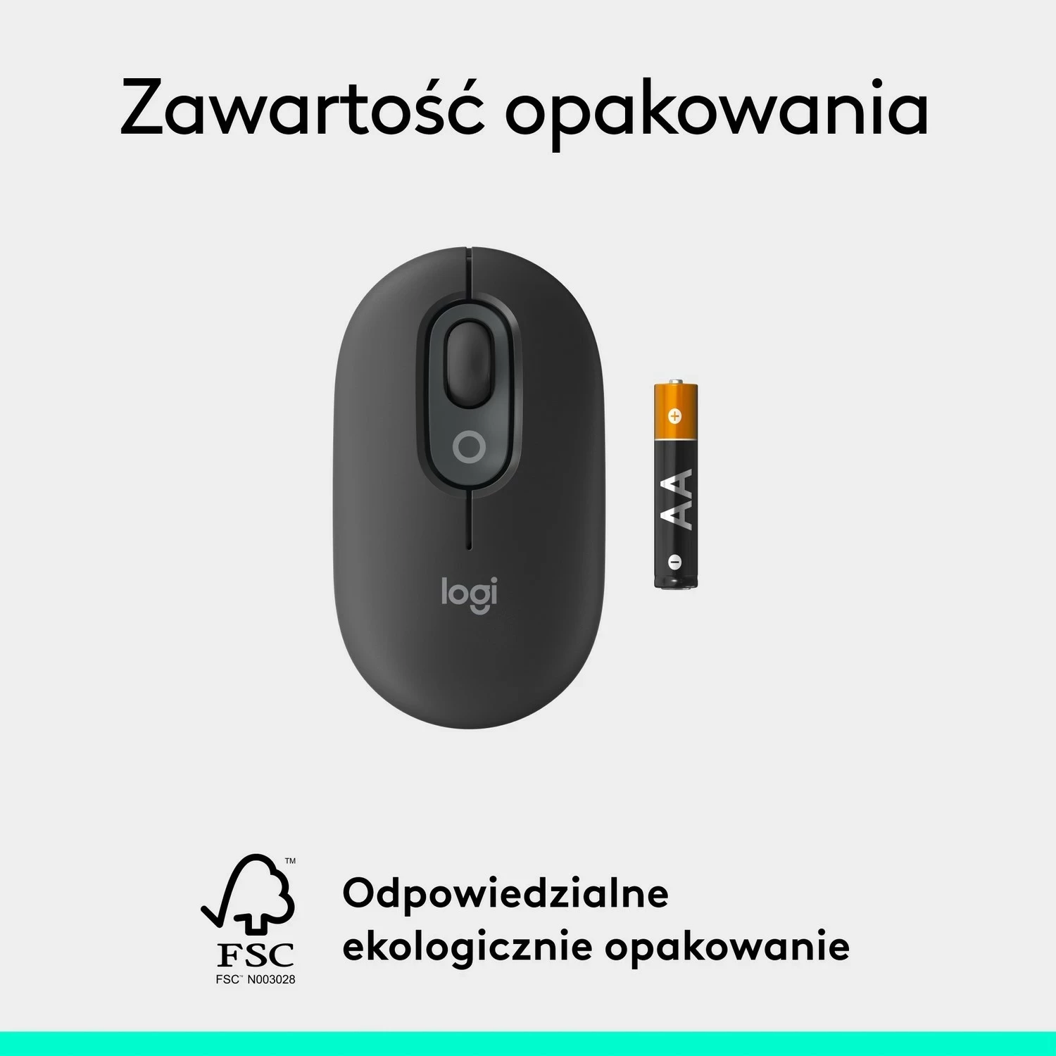 Maus Logitech POP ICON, Bluetooth, Grafit