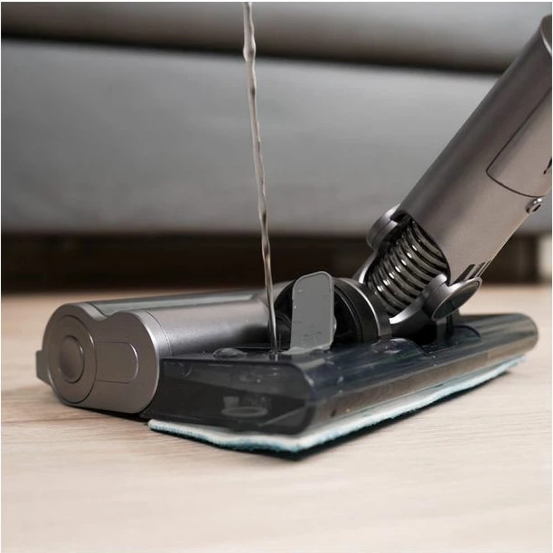 Fshesë me bateri vertikale UFESA Inspire U7 Pro Wash 500 W, 29.6 V, 55 min, me larje (wet mop), Turkiz/Gri, set me mop + mini turbo brush