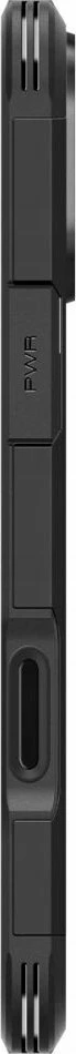 Mbështjellës Spigen Tough Armor "T" Mag për iPhone 16 Pro, MagSafe, me kickstand, i zi, 1 copë