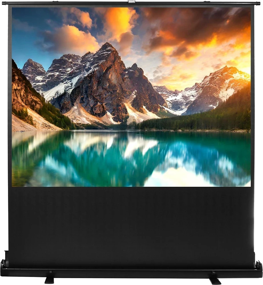 Ekran portativ për projektor Maclean MC-210, 66 inç, 16:9, për dysheme