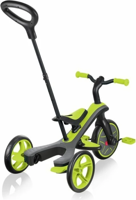 Biçikletë për fëmijë Globber Explorer Trike 4in1, e zezë dhe e verdhë