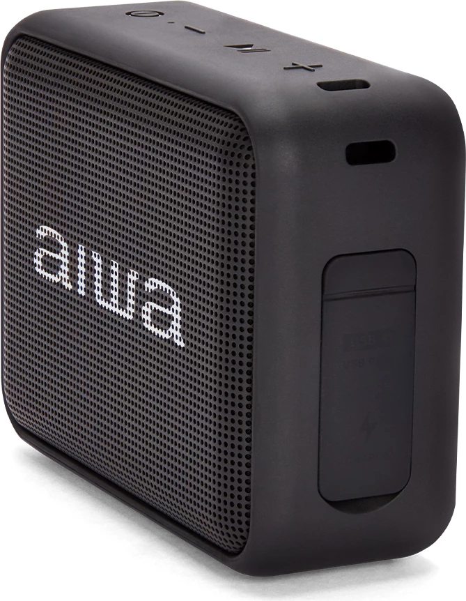 Altoparlant Bluetooth portativ Aiwa BS-200BK, 6 W, IPX6, TWS, FM, 2000 mAh, i zi