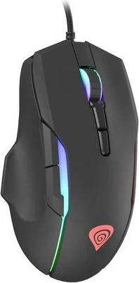 Maus gaming Genesis Xenon 220, me tela, 6400 DPI, RGB, i zi
