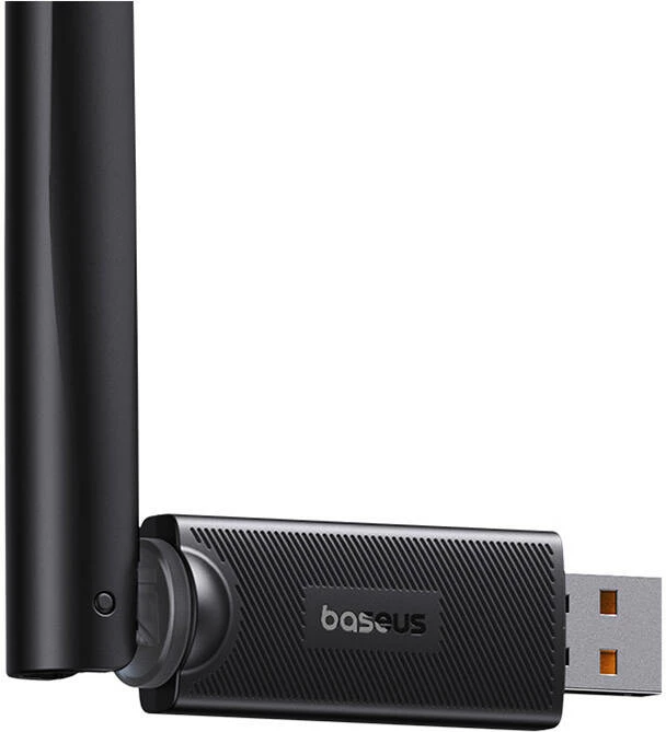 Adapter WiFi Baseus FastJoy 650 Mbps me antenë, USB-A, i zi