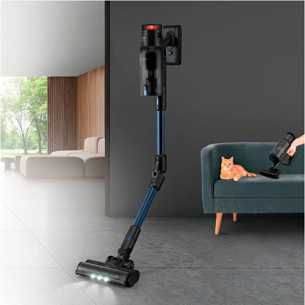 Fshesë me korrent vertikale pa kabllo UFESA Inspire U7 Digital Pro 500 W, 29.6 V, 0.6 L, blu/e zezë