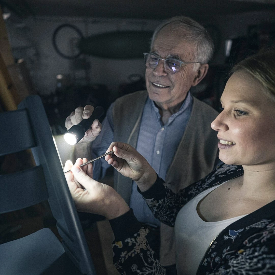 Elektrik dore Ledlenser P6R, LED, alumini, i zi