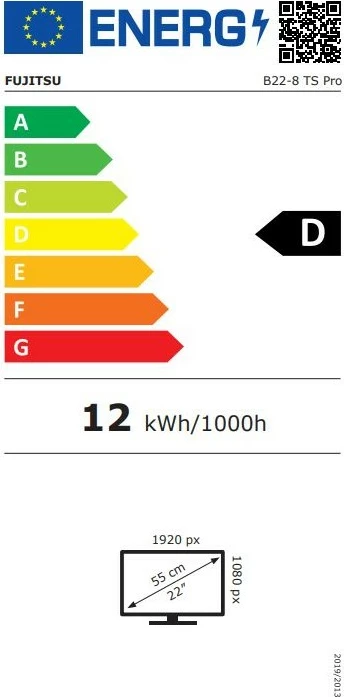 Monitor Fujitsu B22-8 TS Pro, 21.5", Full HD, LED, i zi