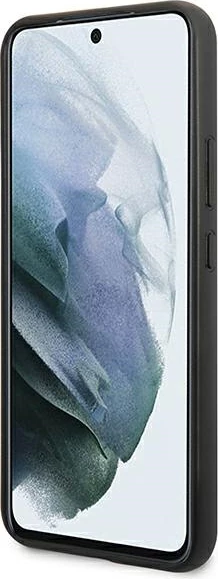 Mbështjellës Ferrari On Track Carbon Stripe për Samsung Galaxy S22+, i zi