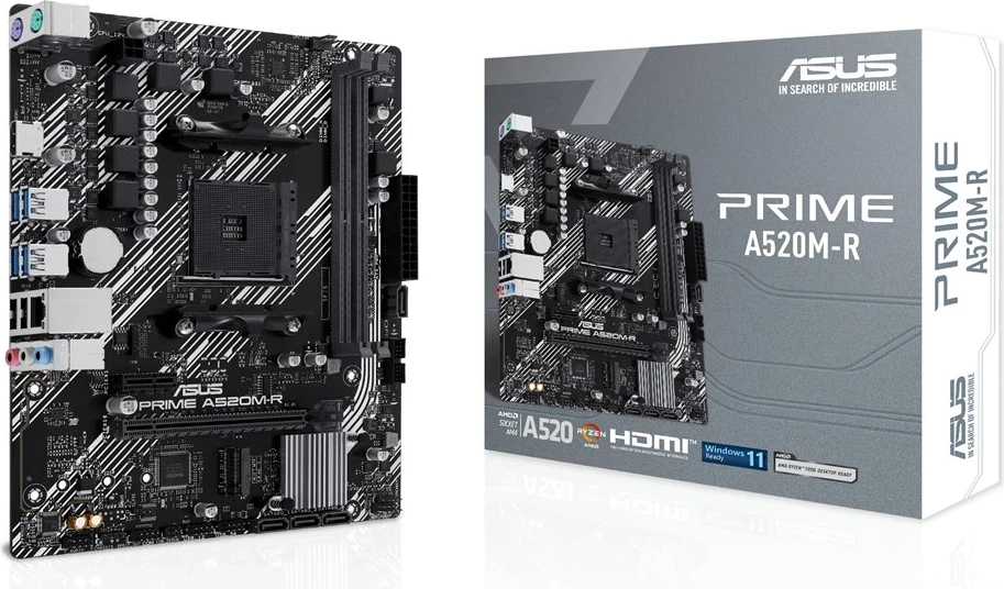 Pllakë amë ASUS PRIME A520M-R, Socket AM4, micro ATX