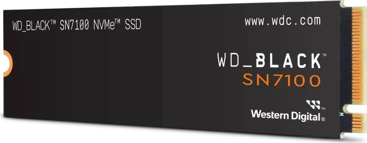 Disk SSD WD Black SN7100 2TB, M.2 PCIe NVMe, e zezë