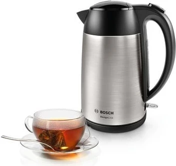 Vluese uji Bosch TWK3P420 1.7L, 2400W, e zezë, çelik inox 
