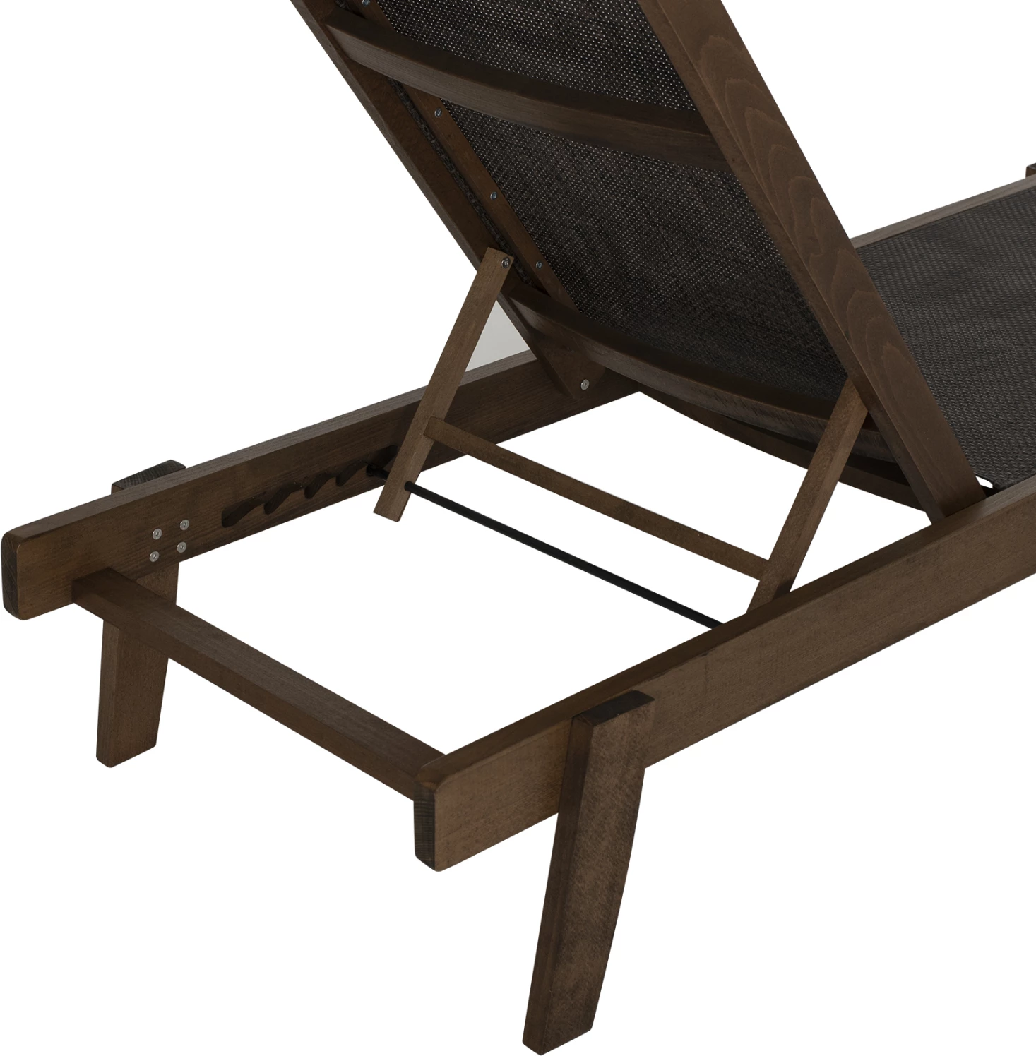 Shezllon profesional për plazh, dru ahu, ngjyrë arre, FH10356.04, 200x61-66x31-91H cm