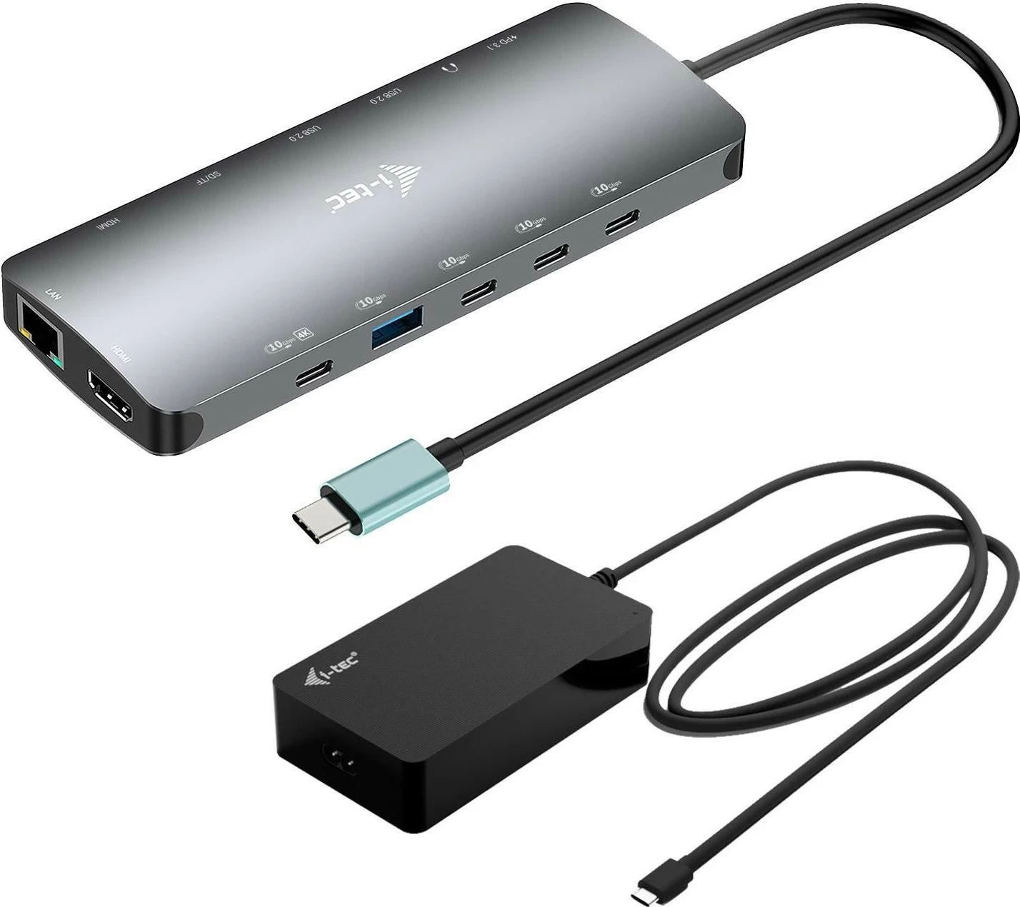Docking station i-tec USB-C Metal Nano, 3x Display, 2x HDMI, 1x USB-C, gri