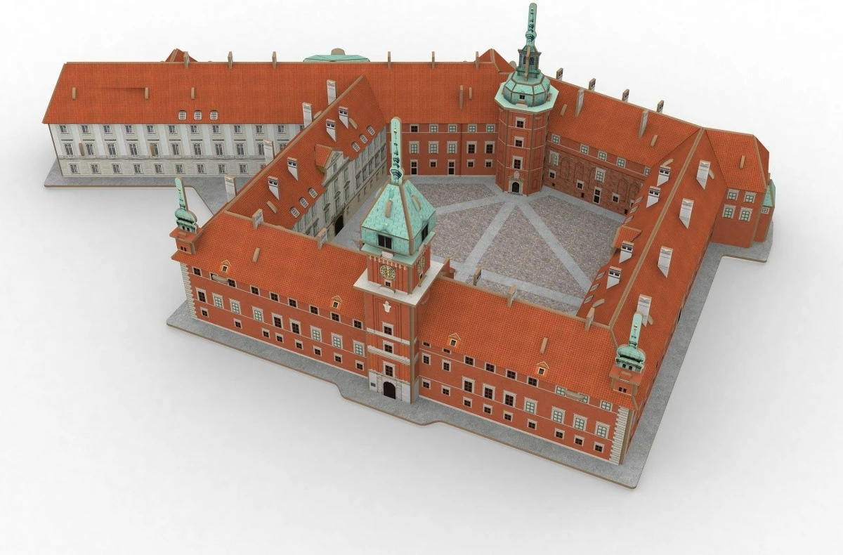 Puzzle 3D Cubic Fun Royal Castle in Warsaw, 105 pjesë