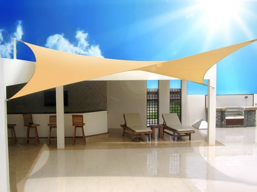 Tendë kopshti GreenBlue GB504, 4 x 4 m, bezhë