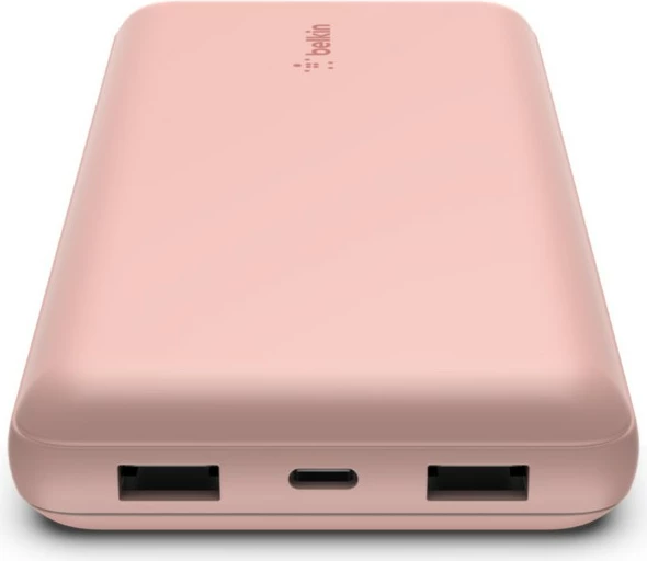 Powerbank Belkin BPB012btRG, 20000 mAh, 15 W, ngjyrë rozë e artë
