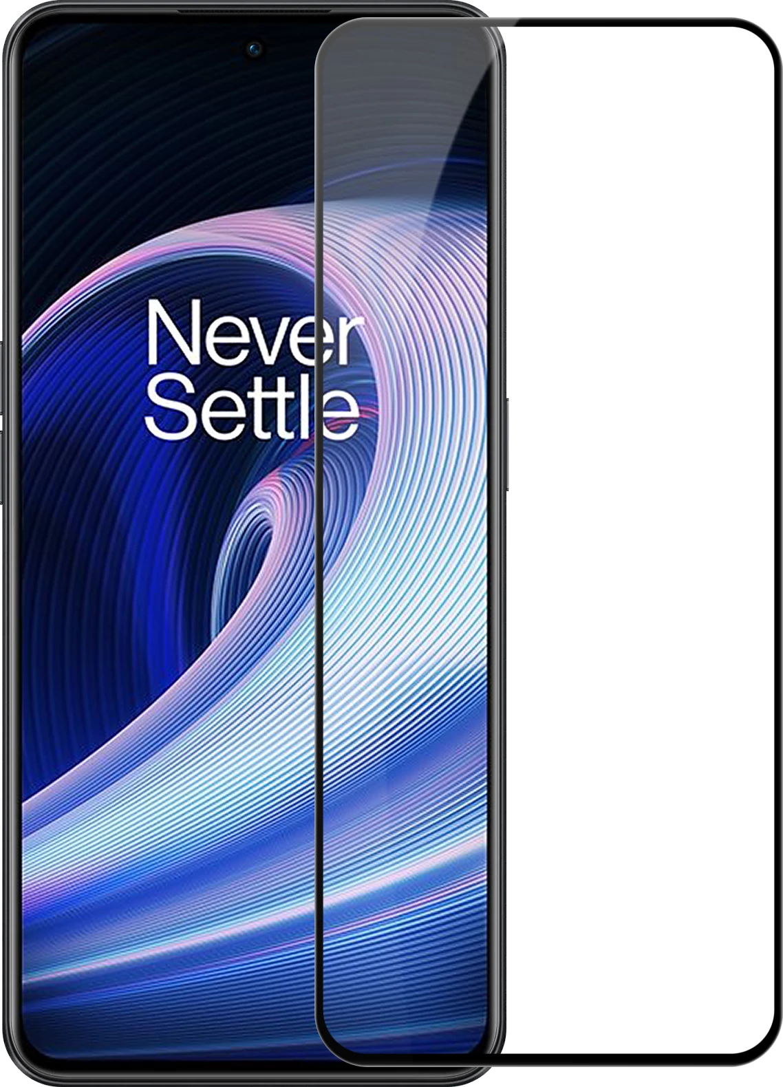 Xham i temperuar Nillkin CP+PRO për ekran të plotë, për OnePlus Ace, 0.2 mm, i zi