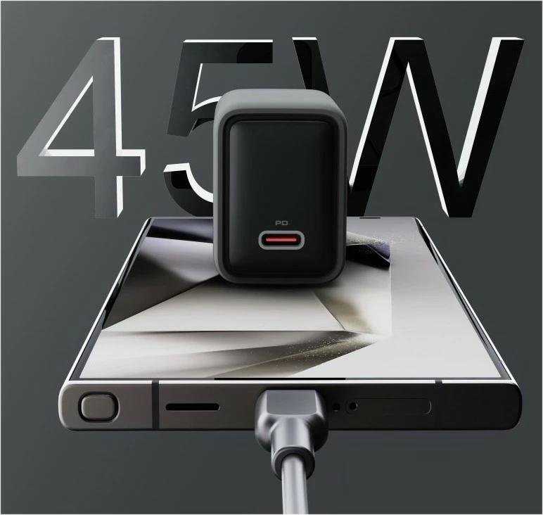 Karikues muri AUKEY PA-C2, 45W, 1xUSB-C, Gri