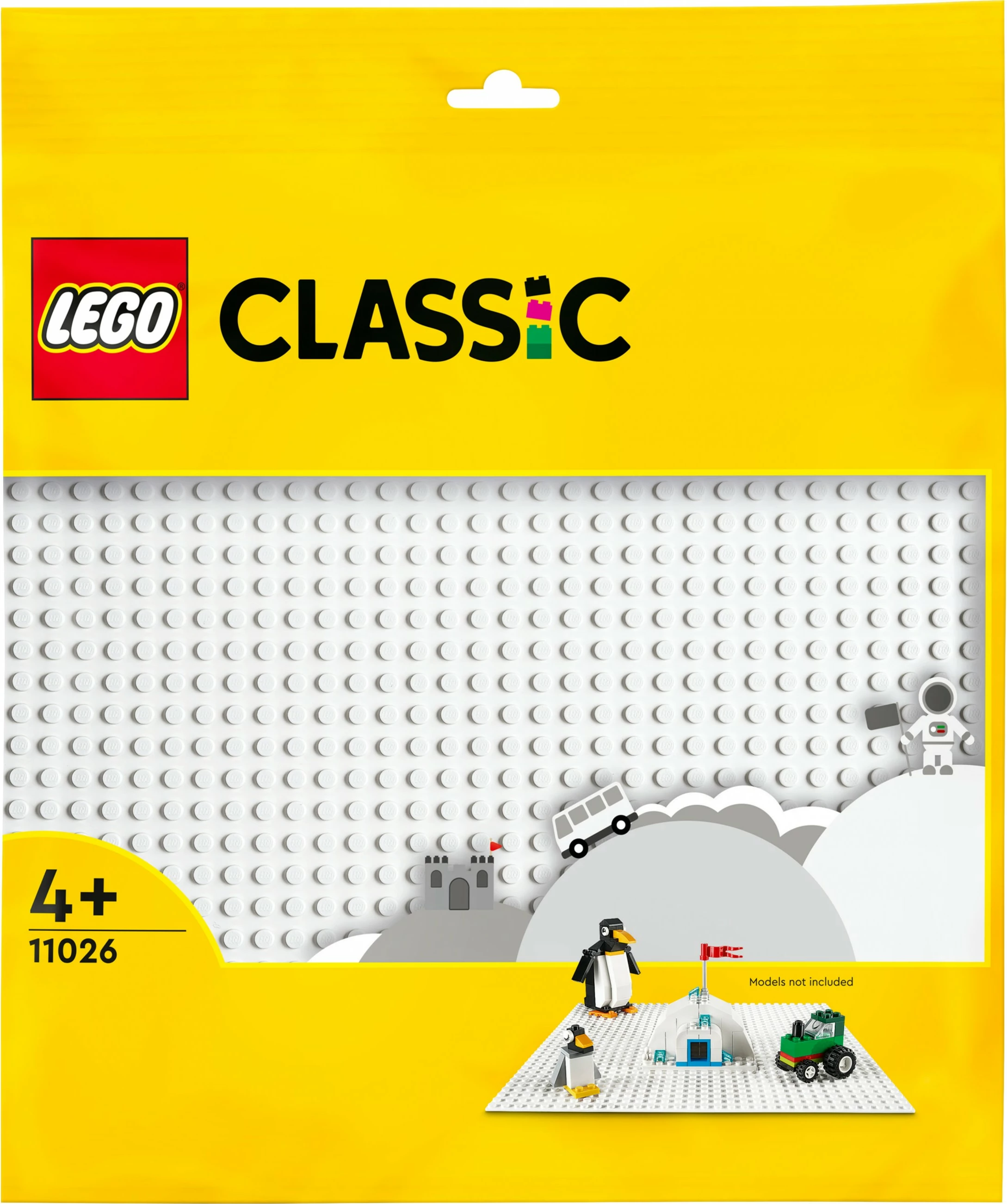 Set ndërtimi LEGO Classic White Baseplate, 32x32-stud, plastikë, shumëngjyrëshe