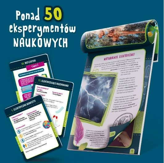 Set edukativ Lisciani I'm A Genius, eksperimente elektrike, 50+ eksperimente, për fëmijë