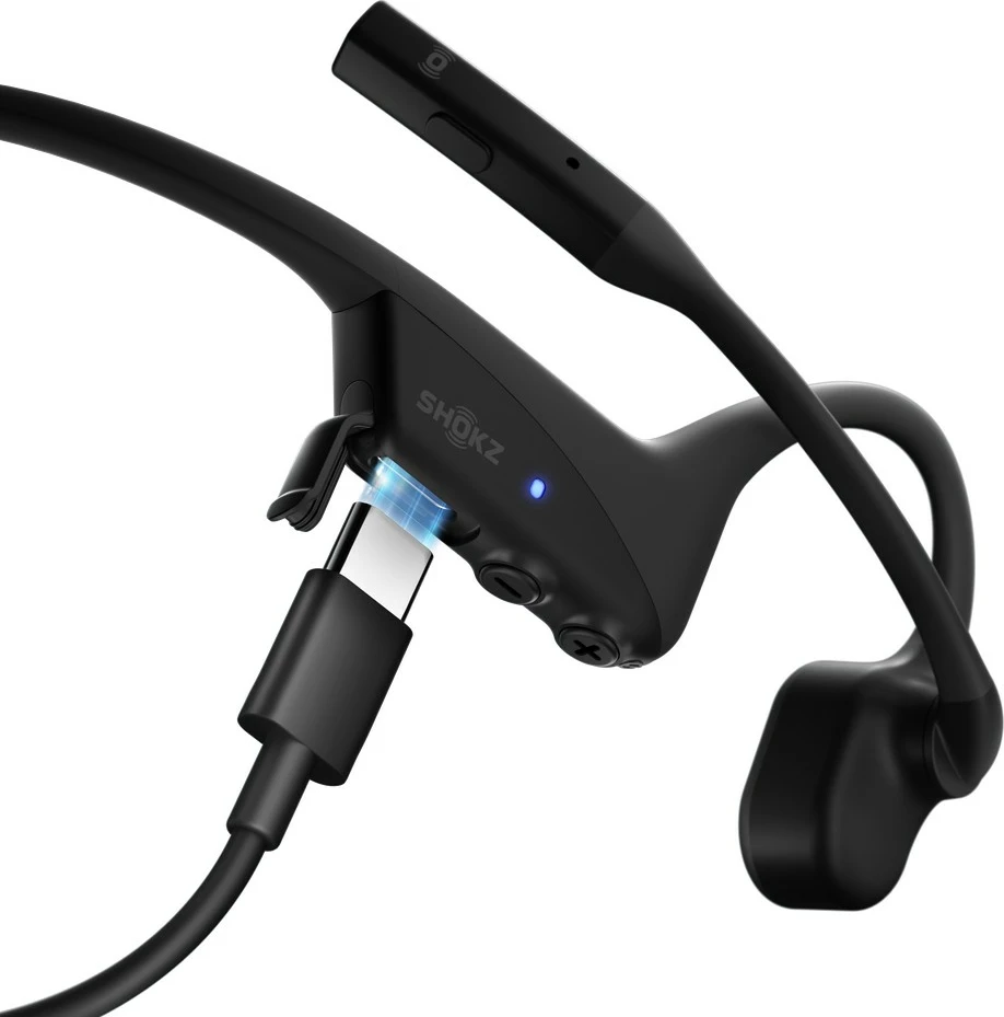 Kufje Shokz OpenComm2 UC, Bluetooth, Bone Conduction, e zezë