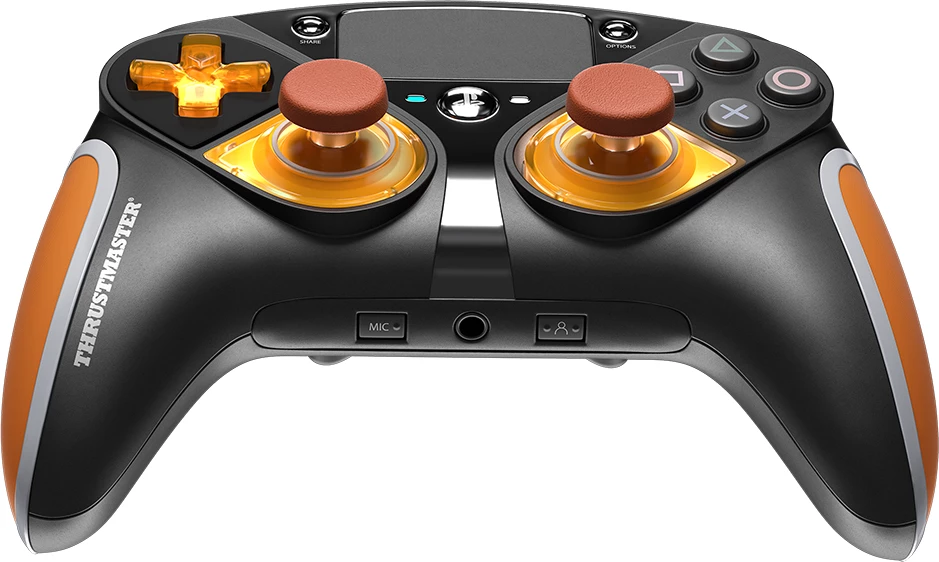 Set modulash për kontrollor Thrustmaster ESWAP X LED Orange Crystal Pack, 7 module + 2 kapakë mini-stick, Version WW, portokalli