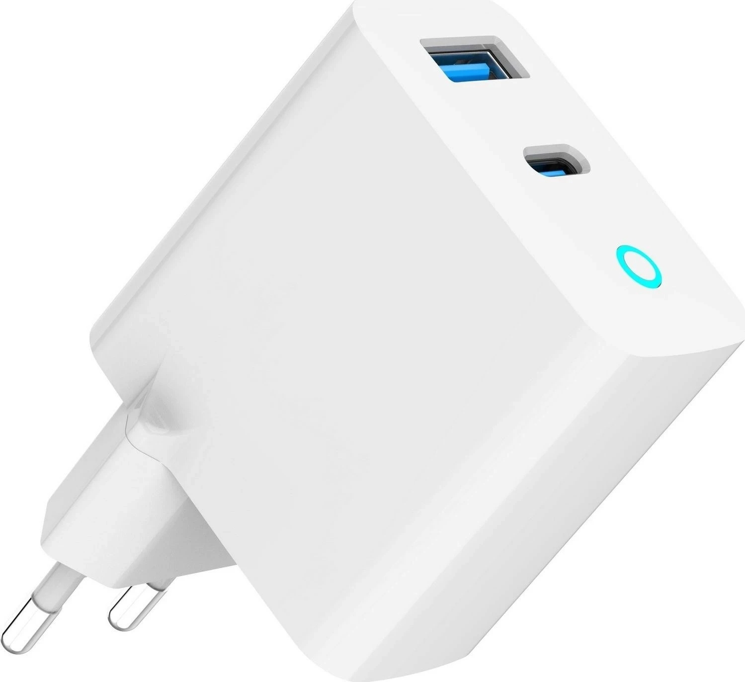 Karikues rrjeti Gembird TA-UC-PDQC30L-W-01, 2xUSB, QC3.0, Type-C, 30W, bardhë
