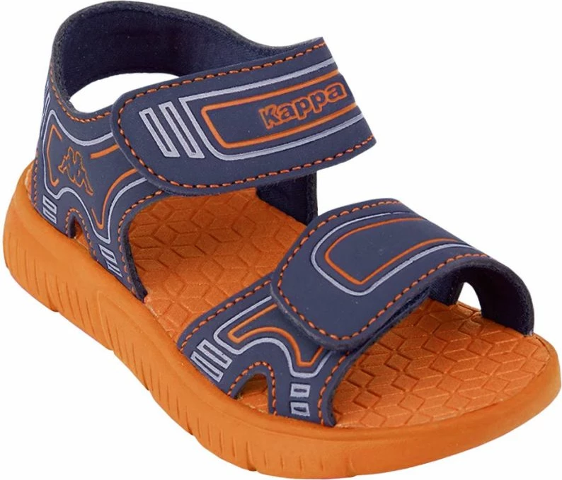 Sandale për djem Kappa, blu marin dhe portokalli [Madhësia: 32]