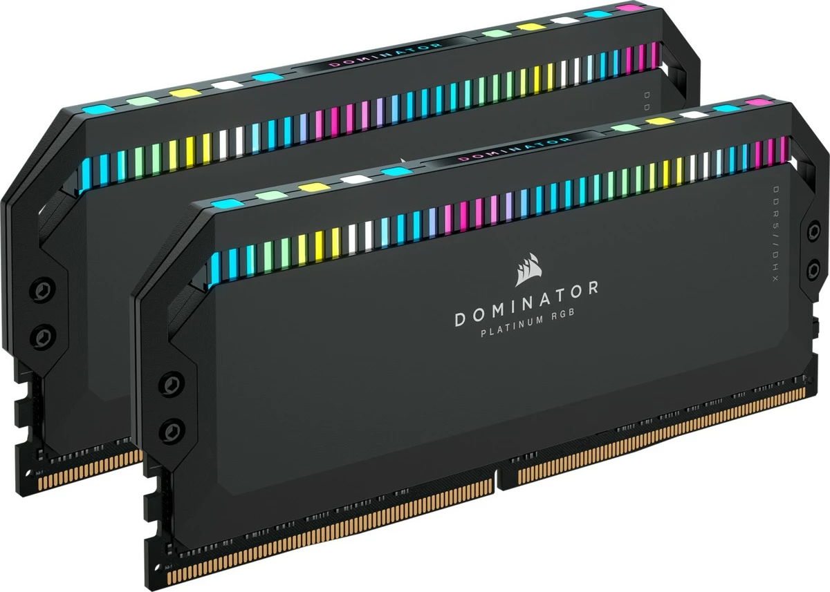 RAM Memorje Corsair Dominator Platinum RGB 64GB (2x32GB) DDR5 6600MHz, e zezë