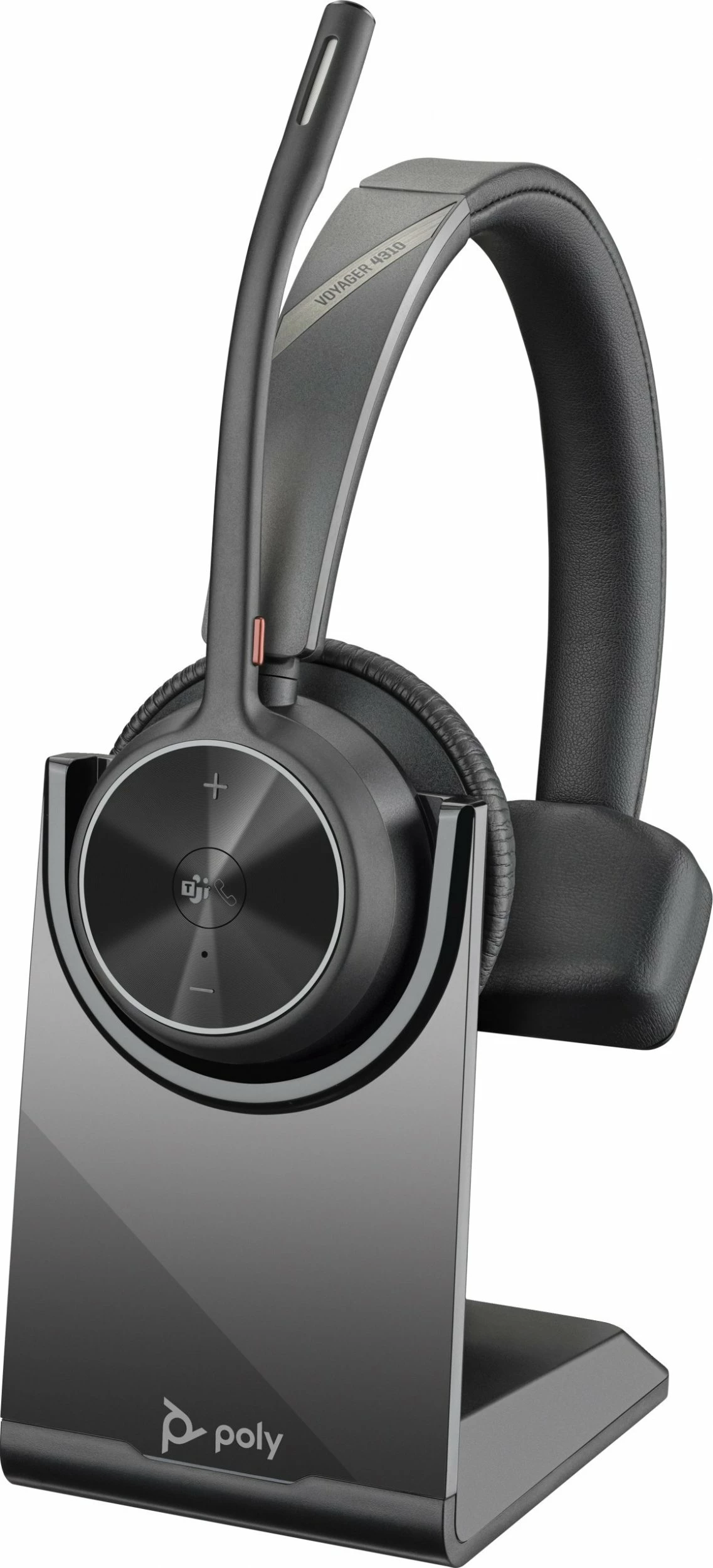 Kufje me mikrofon Poly Voyager 4320 (77Z00AA) Bluetooth 5.1, over-ear, stereo, të zeza, me BT700 adapter + karikues