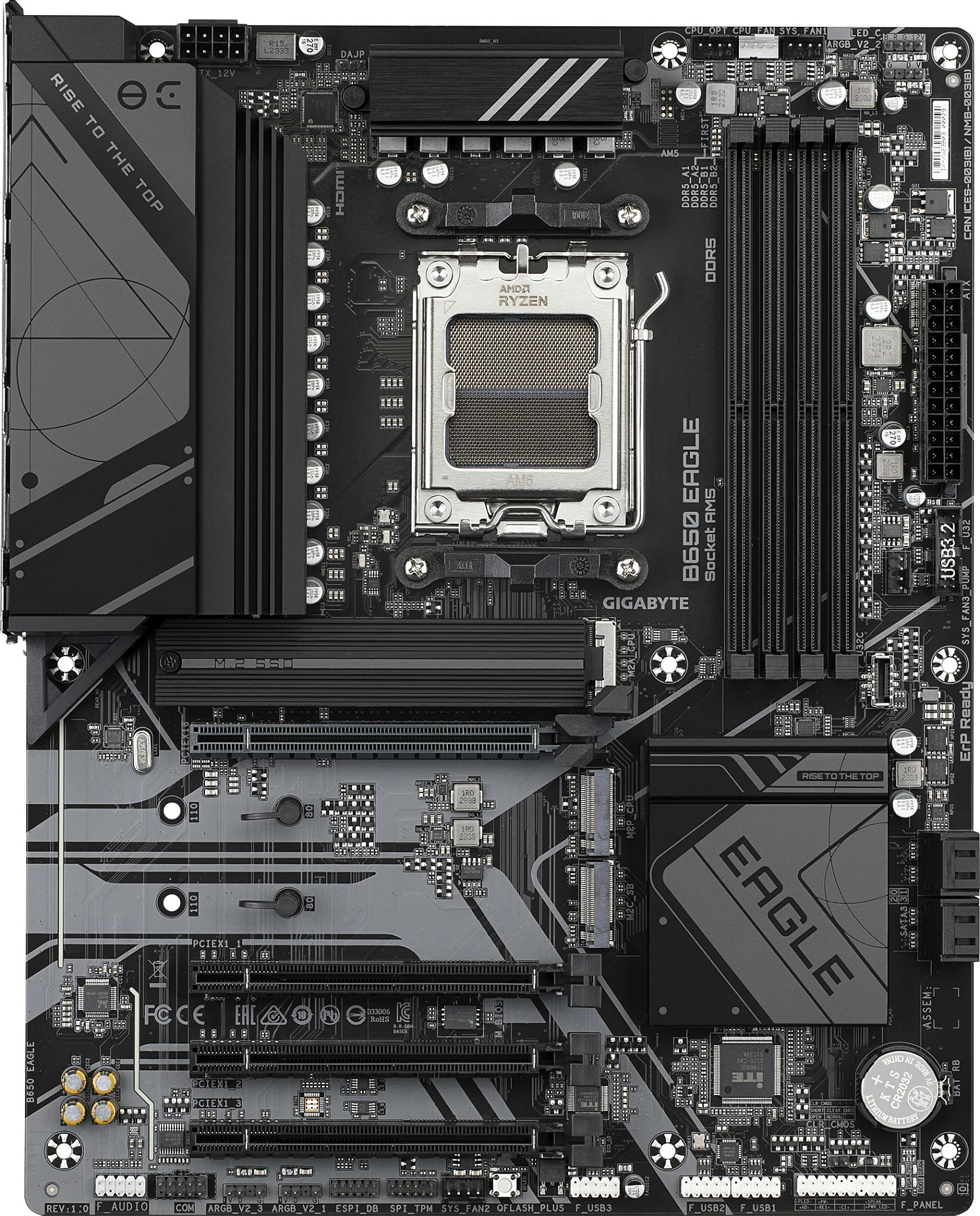 Pllakë amë Gigabyte B650 EAGLE, Socket AM5, DDR5, PCIe 5.0, e zezë