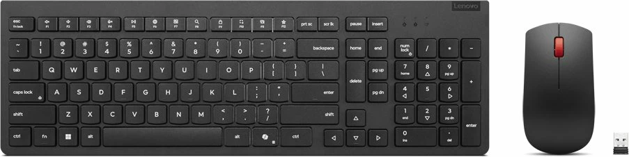 Lenovo 4X31R64491 Tastierë + Maus Përfshihet Tastierë Pa Tel RF e Zezë për Zyrë
