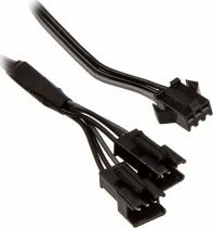 Kabllo Phanteks PH-CB-DRGB3P 3-pin në 3-pin, 0.4 m, e zezë