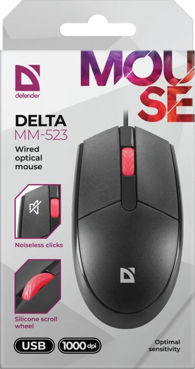 Maus Defender Delta MM-523, Optik, i zi