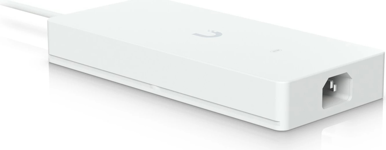 Adapter AC Ubiquiti 210W për PoE-switch, i bardhë