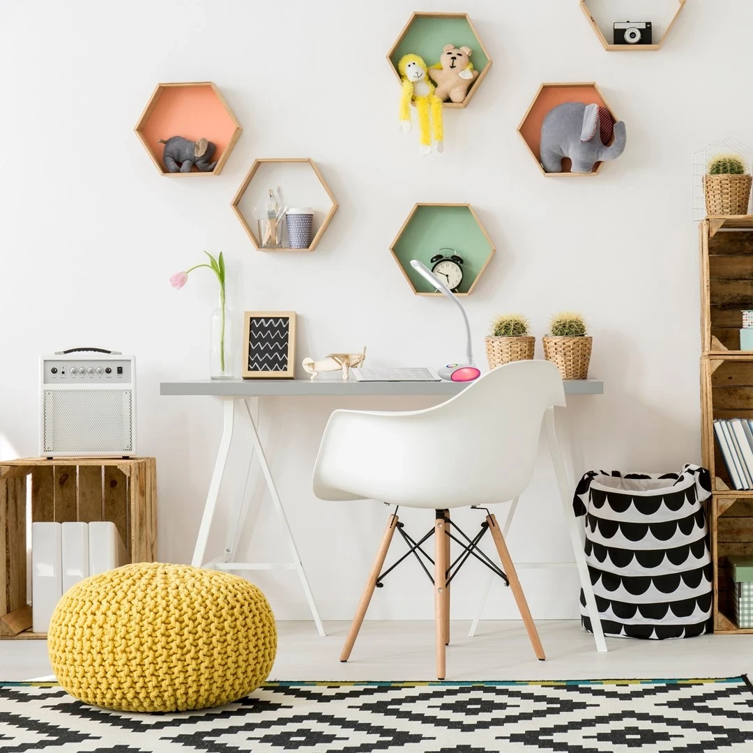 Llambë për tavolinë Activejet LED, RGB, hiri 