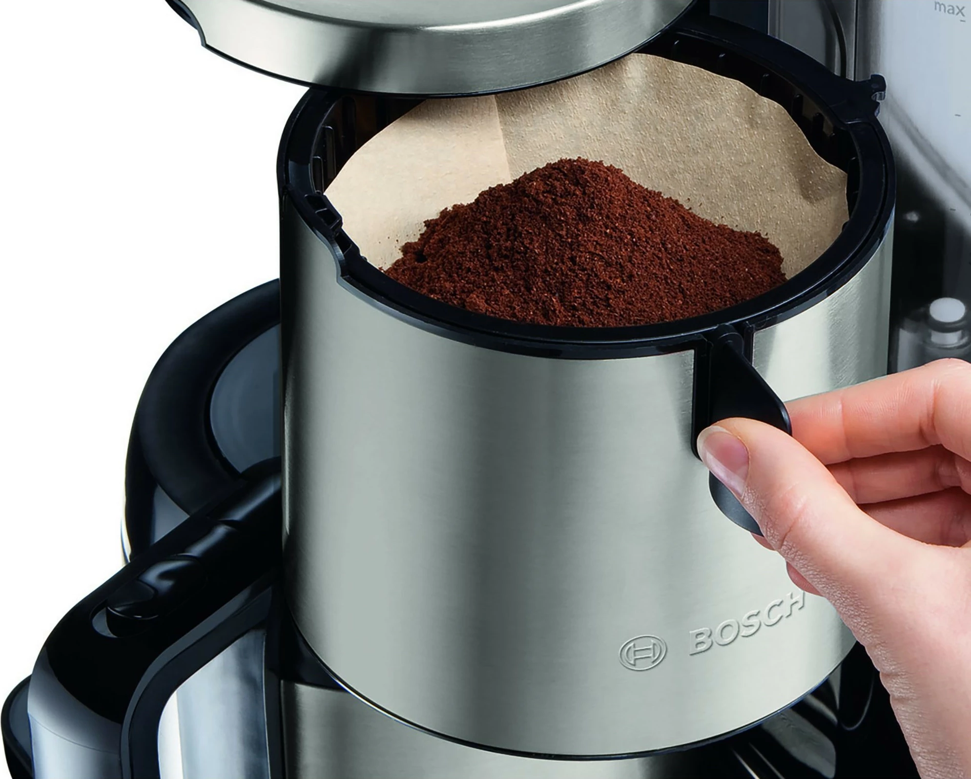 Aparat kafeje Bosch TKA8A683, 1.1L, 1100W, zi, inox