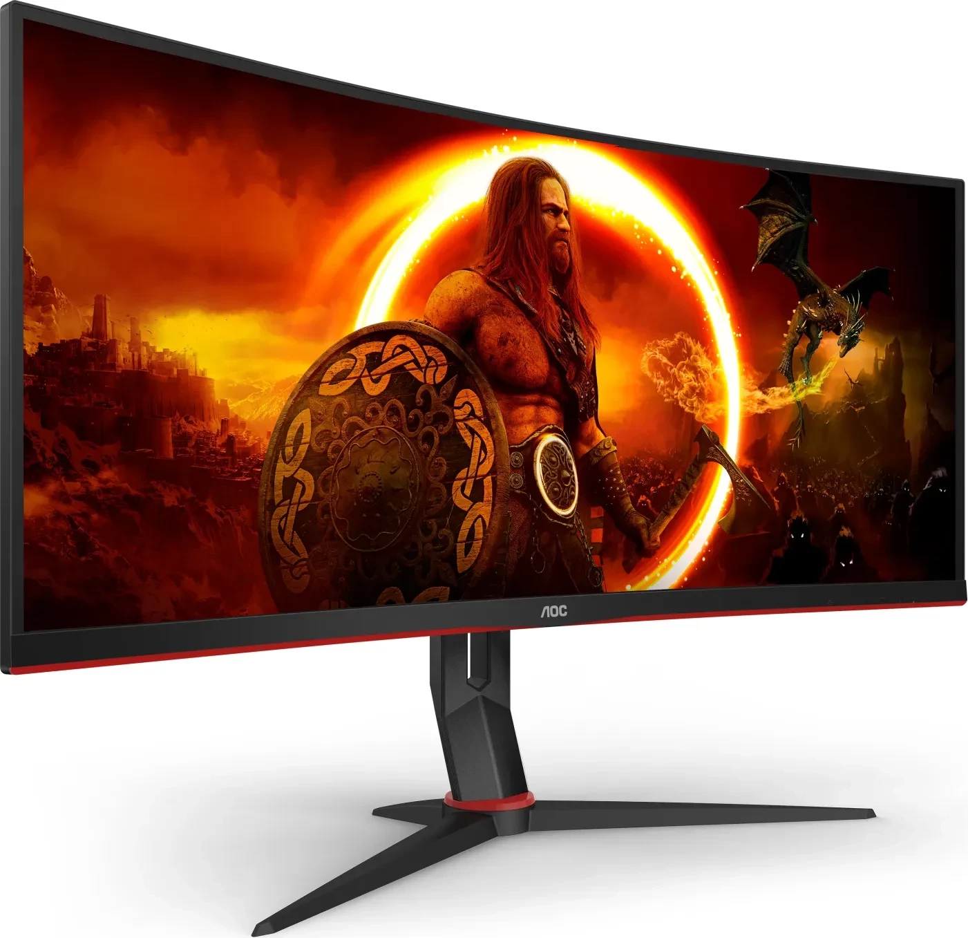 Monitor AOC CU34G2XP, 34 inç, 3440 x 1440, 180Hz, i zi