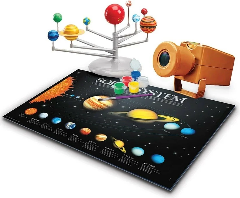 Set edukativ 4m Discovering Space, për fëmijë, pa bateri