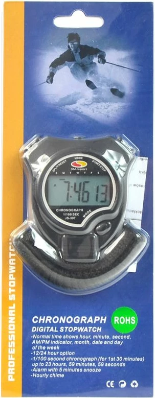 Kronometër SMJ Sport JS-307 për Meshkuj dhe Femra, Gri/Argjendtë