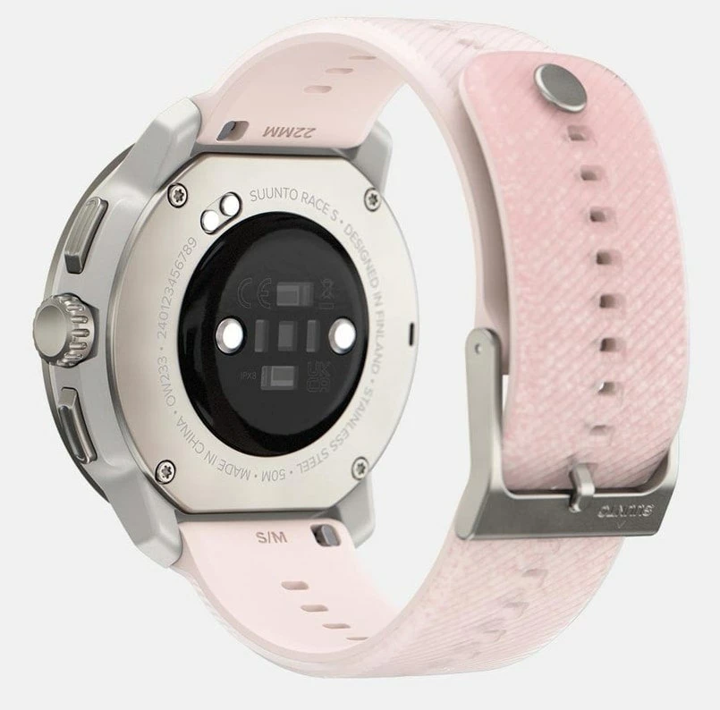 Orë sportive Suunto Race S, 45 mm, AMOLED, GPS, Gri/Rozë