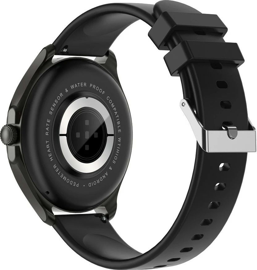 Smartwatch Beafon 402, AMOLED, GPS, 42 g, Ngjyrë e zezë metalike