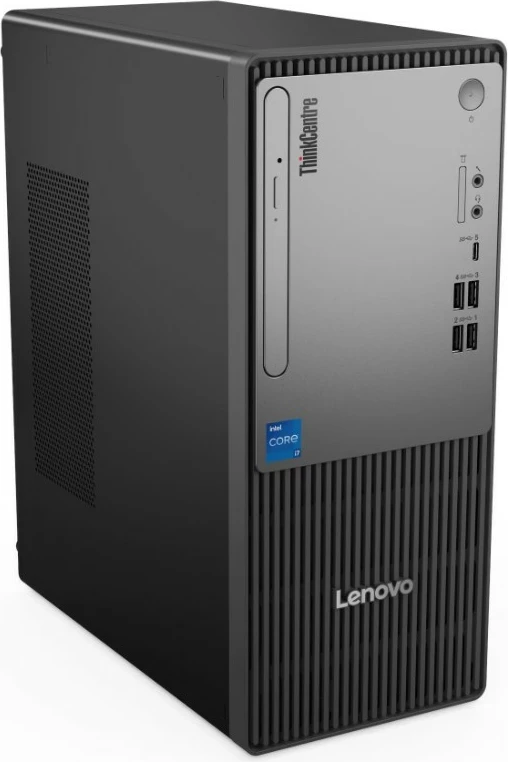 Kompjuter desktop Lenovo ThinkCentre neo 50t Gen 5 12UD0031PB i3-14100 8GB RAM 256GB SSD Windows 11 Pro, e zezë, me maus dhe tastierë