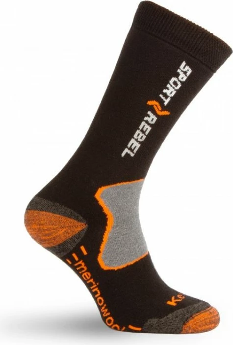 Çorape të gjata sportive për meshkuj Inny, të zeza