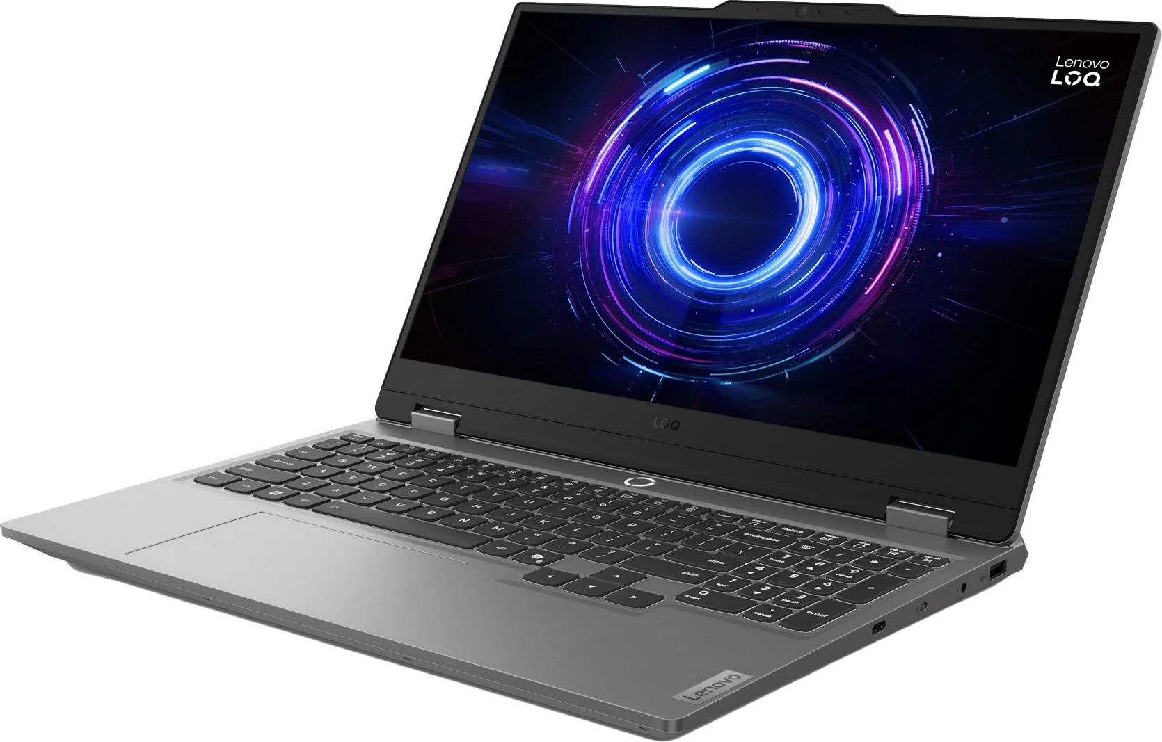 Laptop Lenovo LOQ 15IRX10, Core i5-13450HX, 24GB RAM, 1TB SSD, RTX 5060, 15.6" FHD, gri