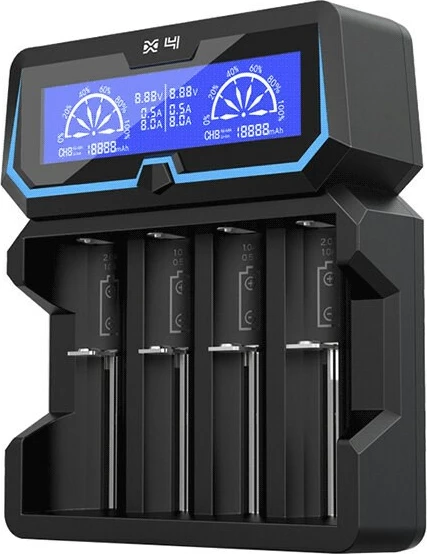 Karikues për bateri XTAR X4, 18650, i zi