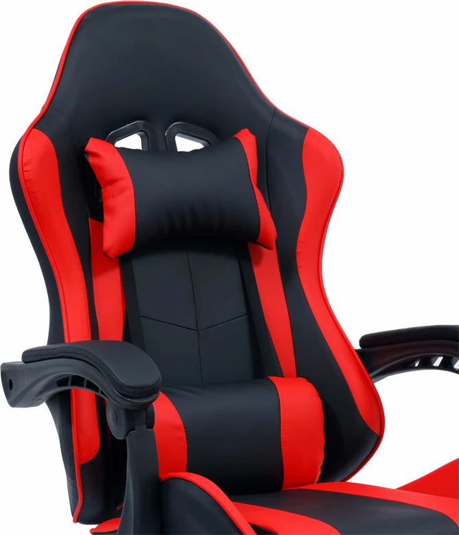 Karrige për gaming William, e zezë/e kuqe