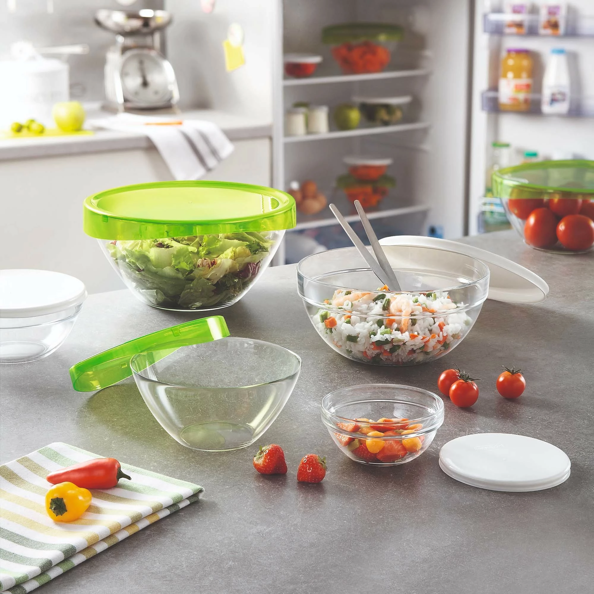 Tas i grumbullueshëm Arcoroc 75 ml, qelq i kalitur, transparent, set 6 copë
