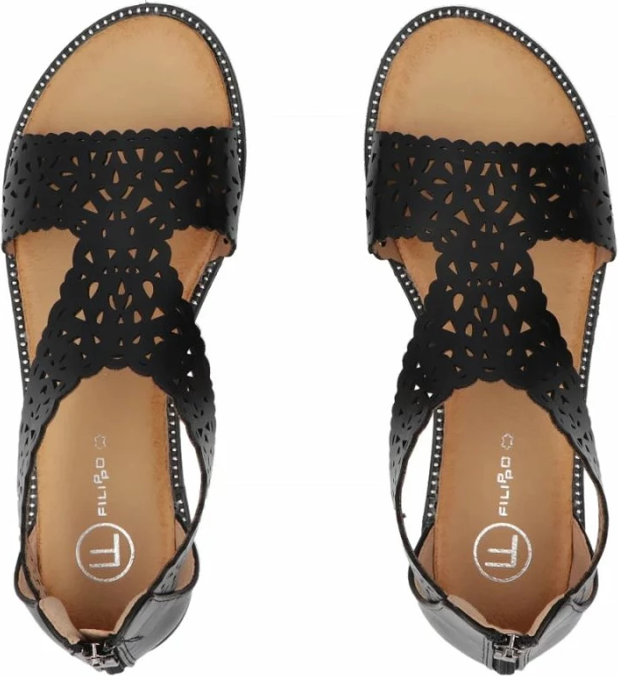 Sandale femra Filippo DS7889, të zeza